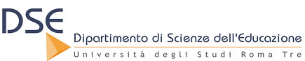 Logo DIPARTIMENTO DI SCIENZE DELL'EDUCAZIONE (DSE) - Università degli Studi Roma Tre